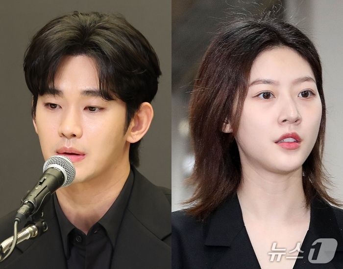 김수현(왼쪽), 故 김새론 ⓒ 뉴스1 DB