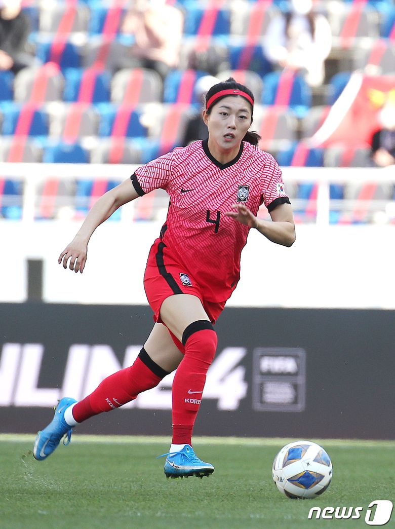 전 축구 국가대표 심서연. /뉴스1 DB ⓒ News1 임세영 기자