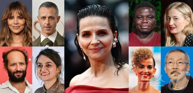 칸 영화제 경쟁 부문 심사위원 9인 ⓒ AFP=뉴스1