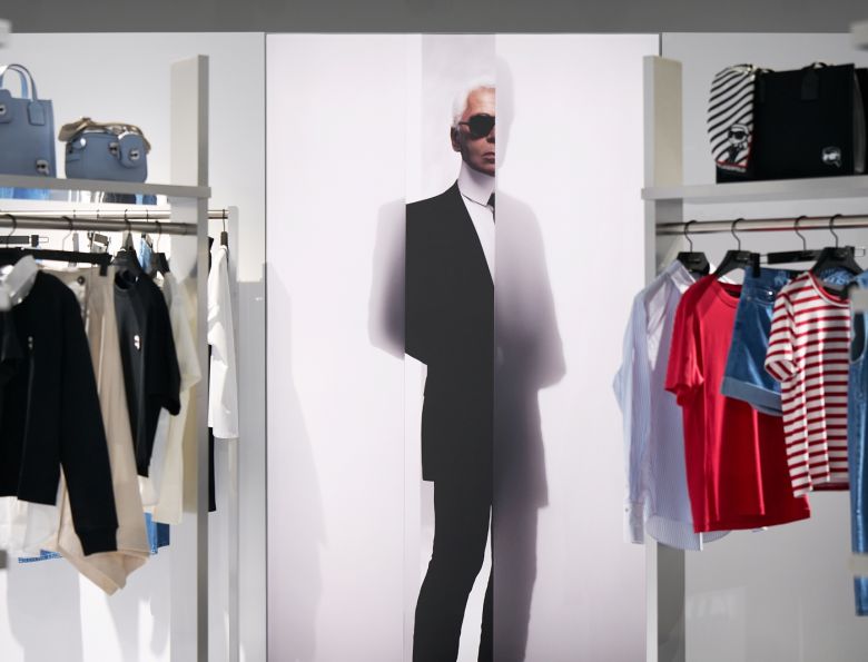 칼 라거펠트 팝업스토어.(CJ온스타일 제공).