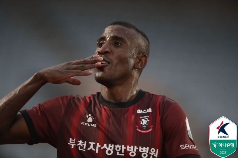 부천FC 외국인 선수 몬타뇨. (한국프로축구연맹 제공)