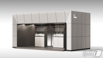 서울시가 발표한 '서울형 흡연부스 디자인' 부분개방형. (서울시 제공)