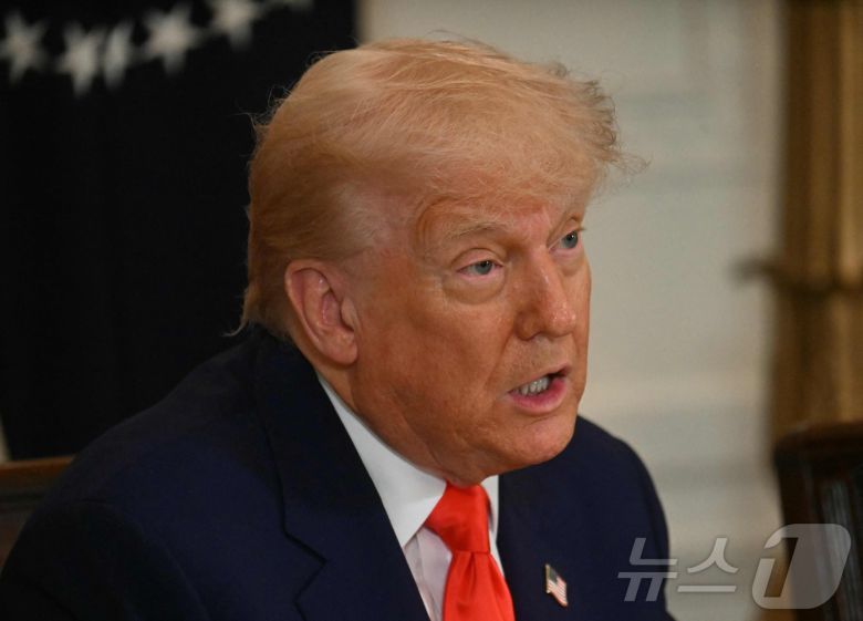 도널드 트럼프 미국 대통령. 2025.05.23 ⓒ AFP=뉴스1 ⓒ News1 우동명 기자