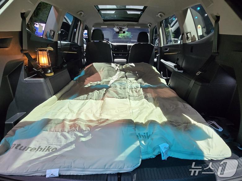 26일 인천 중구 스튜디오 파라다이스에서 공개된 폭스바겐의 신형 스포츠유틸리티차(SUV) '아틀라스' 실내 모습. 2025.05.28/뉴스1 김성식 기자