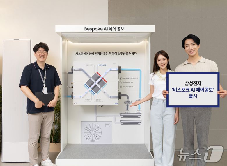 삼성전자 주거용 통합 공조시스템 '비스포크 AI 에어 콤보'(삼성전자 제공)