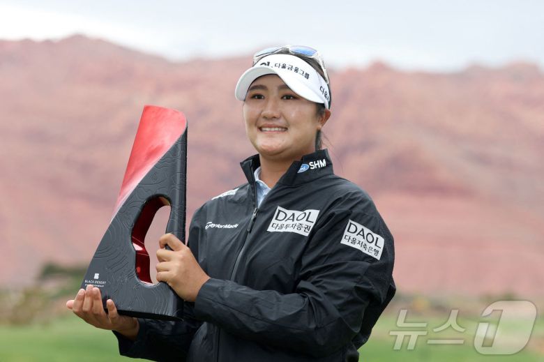 이달 초 LPGA투어 우승을 차지한 유해란(24). ⓒ AFP=뉴스1