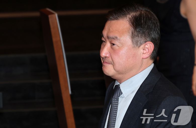 노태문 삼성전자 DX부문장 직무대행 사장이 30일 서울 중구 신라호텔에서 열린 2025 삼성호암상 시상식에 참석하고 있다. 2025.5.30/뉴스1 ⓒ News1 김성진 기자