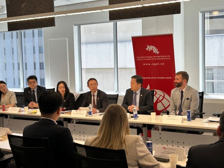 강환석 방위사업청 차장이 캐나다 국제문제연구소(CGAI) 주관 포럼에 참석하고 있다.(방위사업청 제공)