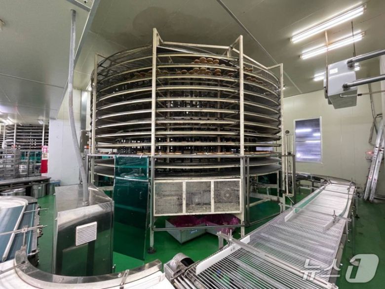 A 씨를 사망케 한 냉각 컨베이어 벨트. (경기도소방재난본부 제공. 재판매 및 DB 금지) 2025.5.19/뉴스1