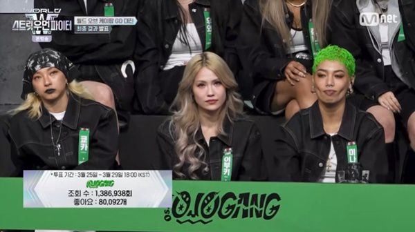 Mnet '월드 오브 스트릿 우먼 파이터' 캡처