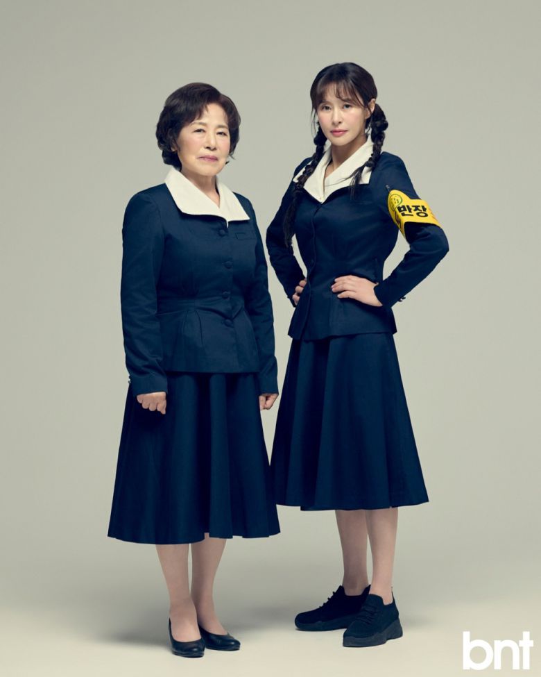 배우 예지원 모녀 / bnt 제공