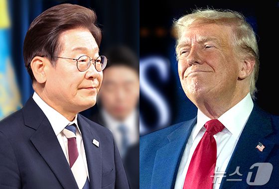 이재명 대통령, 도널드 트럼프 미국 대통령.ⓒ News1 김초희 디자이너