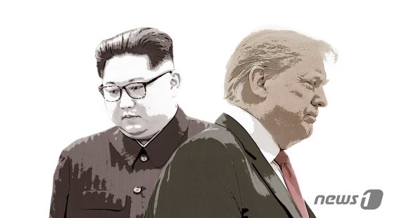 김정은 북한 노동당 총비서, 도널드 트럼프 미국 대통령.ⓒ News1 DB