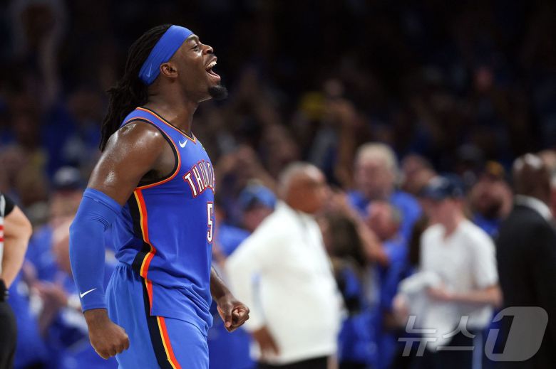 NBA 오클라호미시티가 창단 첫 파이널 우승을 차지했다. ⓒ AFP=뉴스1