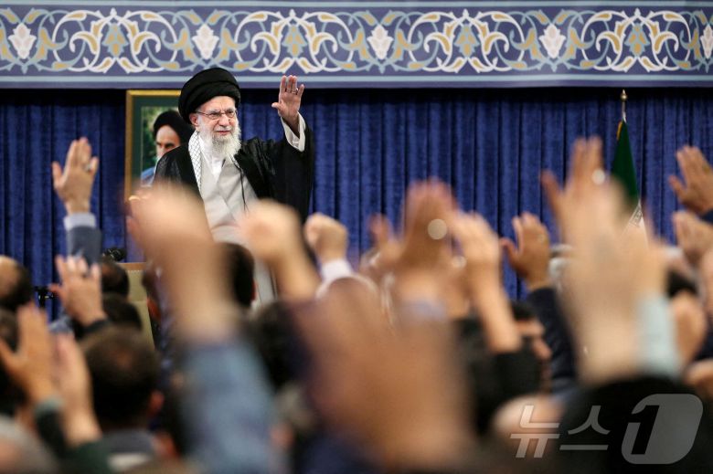 아야톨라 알리 하메네이 이란 최고지도자. 2025.05.20. ⓒ 로이터=뉴스1 ⓒ News1 이지예 객원기자