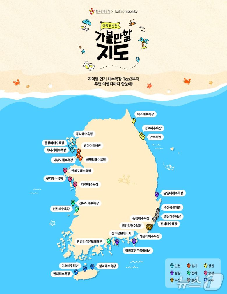 가볼만할지도 여름 해변 편(한국관광공사 제공)