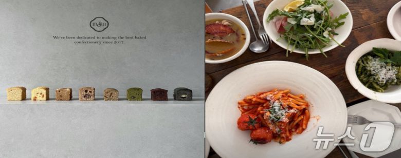 부산시 '시그니처스토어 발굴 및 지원사업'에 선정된 모루비(왼쪽부터)와 헬멧의 메뉴.(부산시청 제공. 재판매 및 DB 금지)