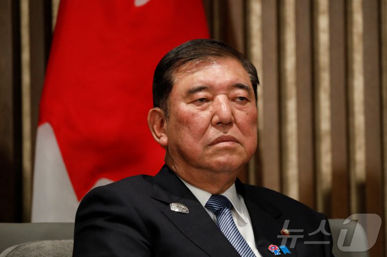이시바 시게루 일본 총리. <자료 사진>2025.6.16 ⓒ 로이터=뉴스1 ⓒ News1 강민경 기자