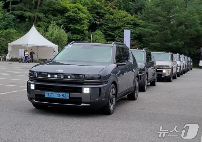 지난 6일 춘천에서 개최된 'Drive NEXO Together' 행사 모습 (현대자동차 제공)