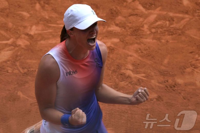 폴란드의 이가 시비옹테크도 생애 첫 윔블던 우승에 도전한다. ⓒ AFP=뉴스1 ⓒ News1 우동명 기자