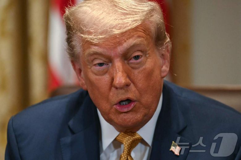 도널드 트럼프 미국 대통령 ⓒ AFP=뉴스1 ⓒ News1 류정민 특파원