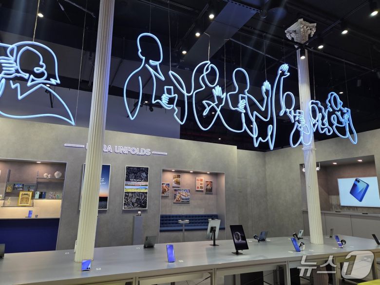 갤럭시 익스피리언스 갤럭시Z폴드7·플립7 체험 공간 2025.07.09. /뉴스1 김정현 기자