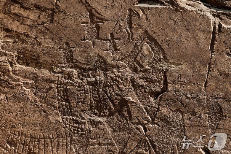 대곡리 반구대 암각화.(울산시제공. 재판매 및 DB 금지)