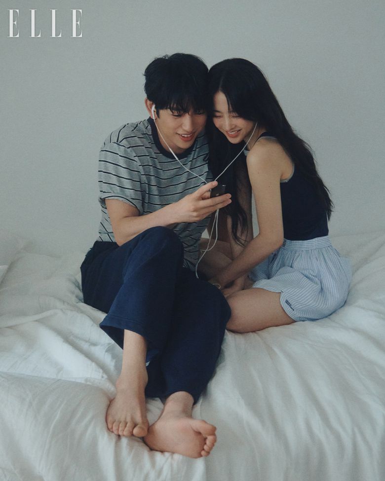 박보영, 박진영 커플 화보 /엘르 제공