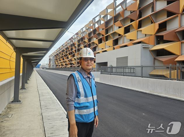 싱가포르 T301 현장을 총괄한 조용호 GS건설 소장. /뉴스1 ⓒ News1 오현주 기자