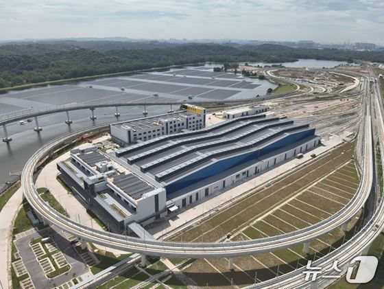 싱가포르 종합철도시험센터(ITTC) 전경 (GS건설 제공)