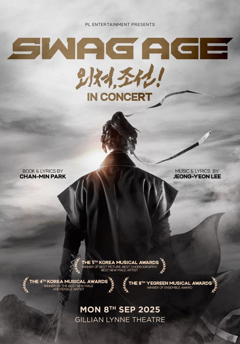 '스웨그에이지 외쳐, 조선!' 영국 웨스트엔드 공연 포스터(PL 엔터테인먼트 제공)