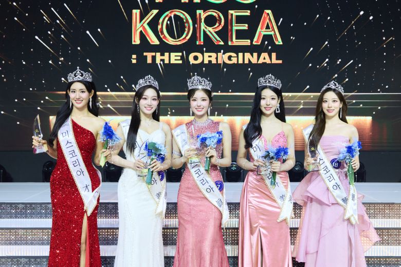 (왼쪽부터) 미스코리아 '재' 이서현, '선' 김보금, '진' 정연우, '미' 유은서, '예' 박지유 / 사진제공=글로벌이앤비