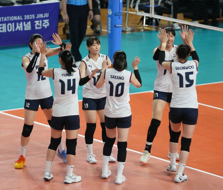 한국 여자배구대표팀(대한배구협회 제공)
