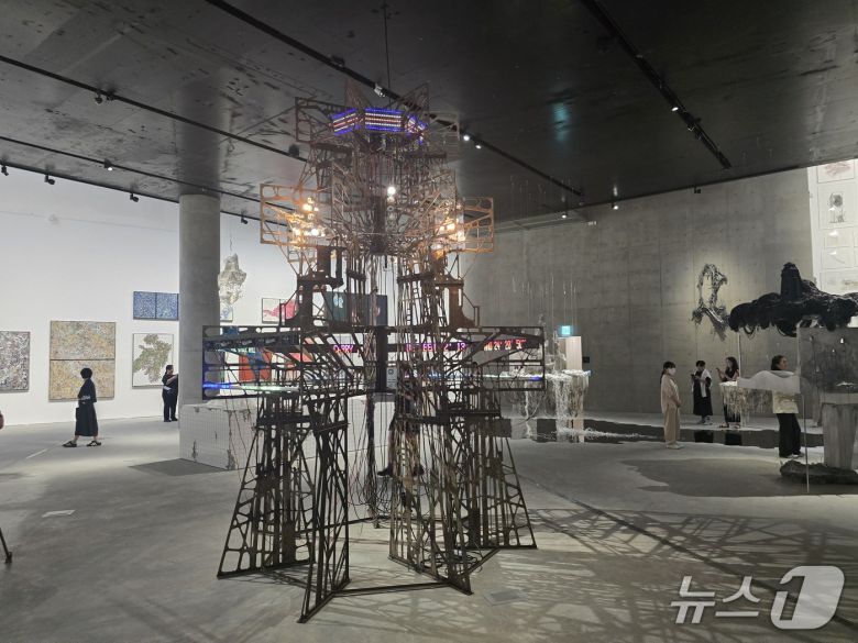 리움미술관 '이불: 1998년 이후'전 전시 전경. ⓒ 뉴스1 김정한 기자