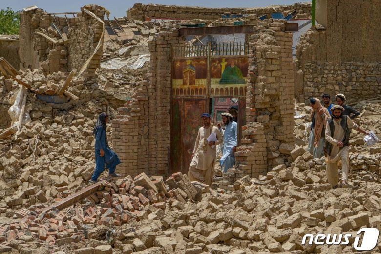 2022년 지진이 강타했던 아프가니스탄 팍티카 ⓒ AFP=뉴스1 ⓒ News1