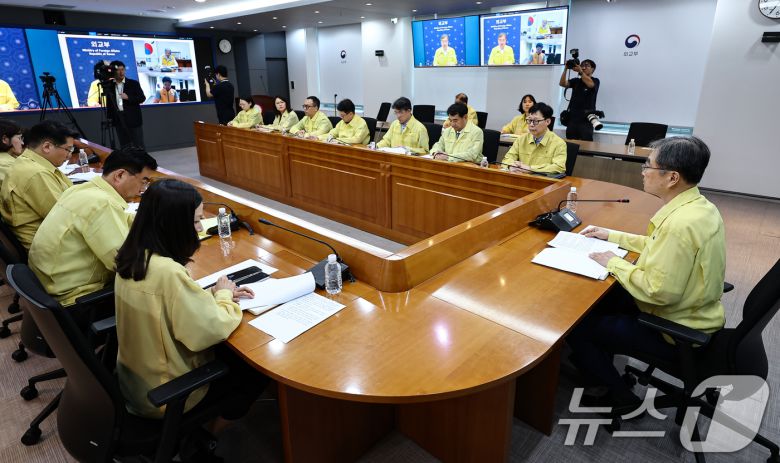 조현 외교부 장관이 6일 서울 종로구 외교부에서 열린 재외국민보호대책본부 본부-공관 합동 대책회의에서 모두발언을 하고 있다. 2025.9.6/뉴스1 ⓒ News1 김도우 기자