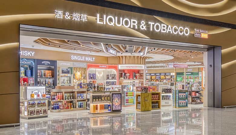 인천국제공항 내 신라면세점 전경.(호텔신라 제공).