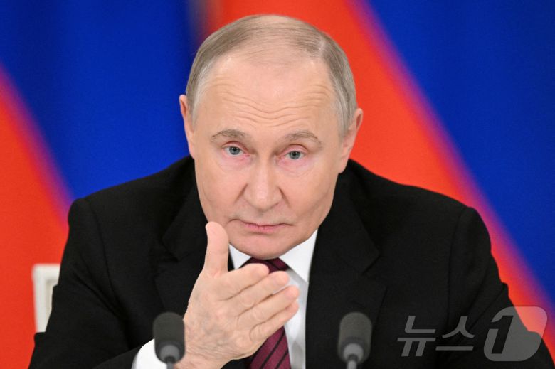 블라디미르 푸틴 러시아 대통령. 2025.05.11. ⓒ 로이터=뉴스1 ⓒ News1 이지예 객원기자