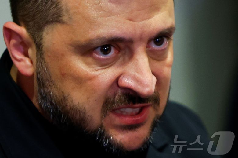 유엔 총회에 참석한 젤렌스키 우크라이나 대통령. 2025.09.23 ⓒ 로이터=뉴스1 ⓒ News1 이지예 객원기자