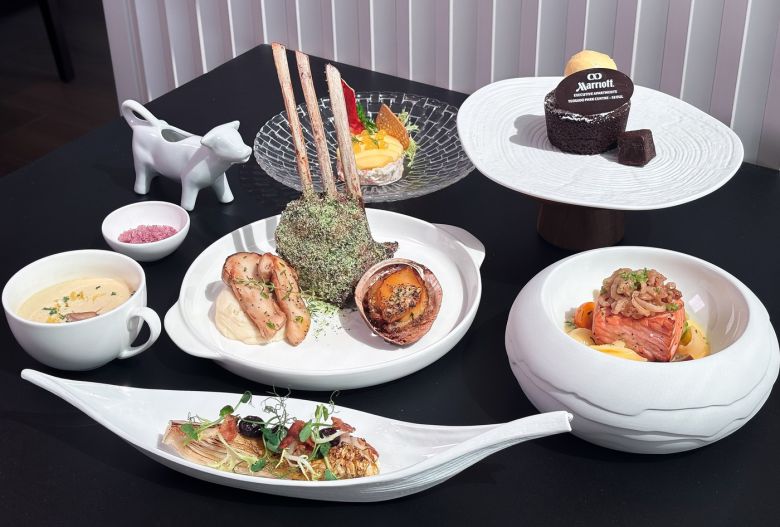 여의도 메리어트 호텔에서 선보인 'Autumn on a Plate' 디너 코스 메뉴(조선호텔앤리조트 제공)