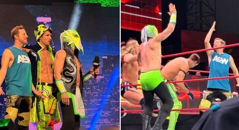 (레슬러로 변신한 네드 풀머. 유튜브 갈무리)