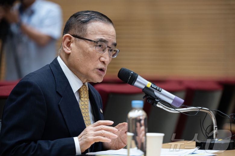 위성락 국가안보실장이 15일 서울 용산 대통령실 청사에서 한국인 대상 납치·감금 범죄가 급증하는 캄보디아에 대한 대응 현황 브리핑을 하고 있다. 2025.10.15/뉴스1 ⓒ News1 이재명 기자