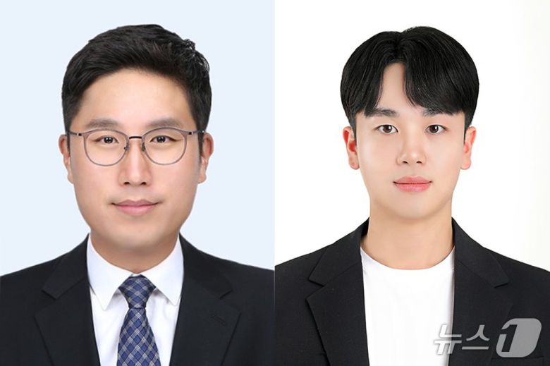 좌측부터 UNIST 김귀용 교수, 최성민 연구원(제1저자)(UNIST제공. 재판매 및 DB금지)/뉴스1