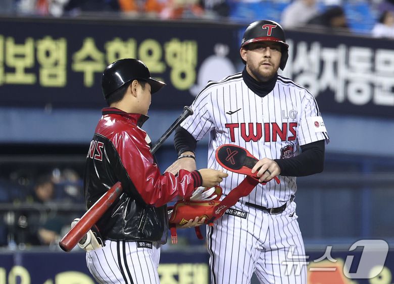 LG  트윈스 외국인 타자오스틴 딘. 2025.10.27/뉴스1 ⓒ News1 김성진 기자