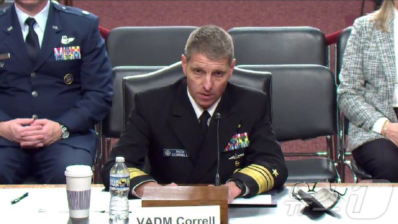 리처드 코렐 미국 국방부 전략사령관 지명자가 30일(현지시간) 상원 인사청문회에 출석해 답변하고 있다.(미 상원 홈페이지 캡처, 재판매 및 DB 금지) 2025.10.30. ⓒ News1 류정민 특파원