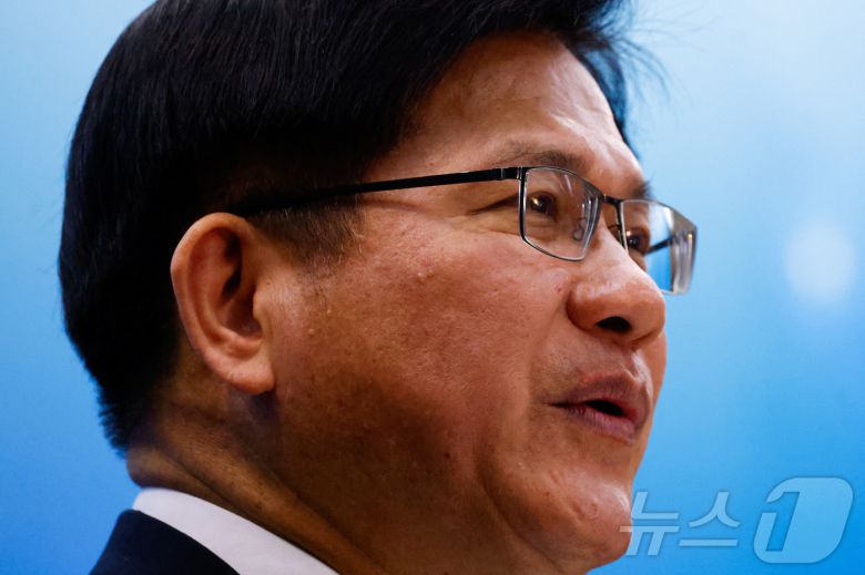 린자룽 대만 외교부장(장관). 2024.7.19 ⓒ 로이터=뉴스1 ⓒ News1 강민경 기자