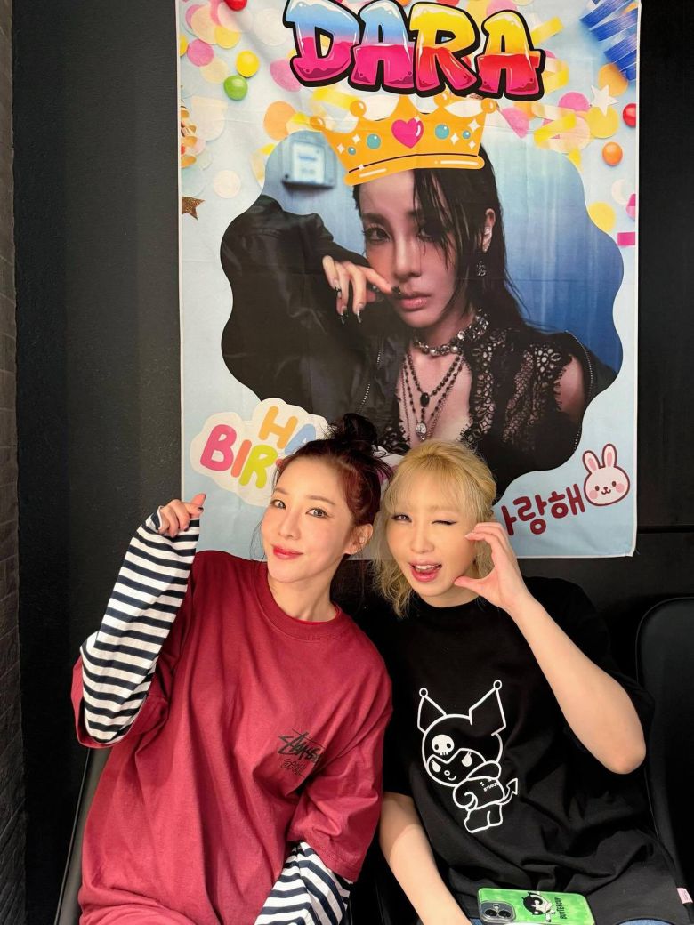 2NE1 산다라박 SNS 갈무리