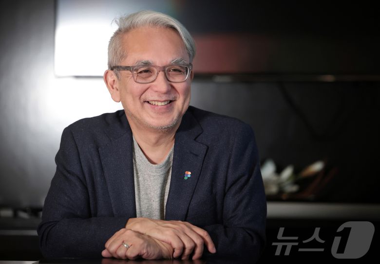 쇼 쿠와모토(Sho Kuwamoto) 피그마 부사장이 13일 서울 강남구 오크우드 프리미어 코엑스 호텔에서 뉴스1과 인터뷰를 하고 있다. 2025.11.13/뉴스1 ⓒ News1 권현진 기자