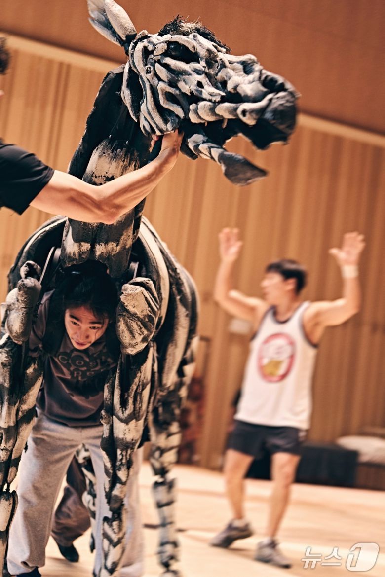 연극 '라이프 오브 파이' 연습장면