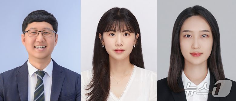 좌측부터 UNIST 이상준 교수, 오주은 연구원(제1저자), 이지혜 연구원(제1저자)(UNIST 제공. 재판매 및 DB금지)/뉴스1